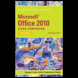 Microsoft Office 2010 Intro., Illustrated  Dvd
