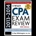 Wiley CPA Examination Review Problems and Solutions, 2013 2014, Volume 2,