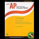 AP Italian Track, Level 1   With CD