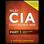 Wiley CIA Examination Rev. 2013, 1 Audit Basics