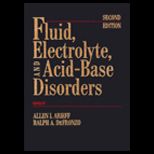 Fluid, Electrolyte, and Acid Base Disorders