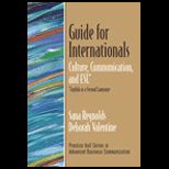 Guide for Internationals  Culture, Communication, and ESL