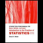 Introduction to the Practice of Statistics  Study Guide/Solutions Manual