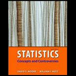 Statistics  Concepts and Controversies