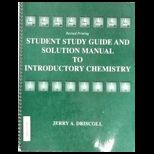 Introduction Chemistry   Student Study Guide and Solution Manual