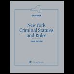 New York Criminal Statutes and Rules 2013