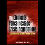 Elements of Police Hostage and Crisis