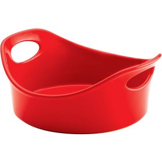 Rachael Ray 1  qt. Round Open Baker, Red