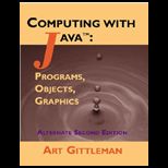 Computing With Java, Alternate Edition / With CD