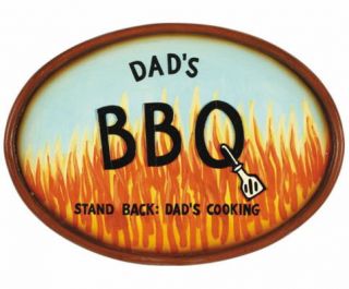 Dads BBQ Sign