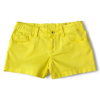 ARIZONA Twill Shorts   Girls 6 16 and Plus, Yellow, Girls