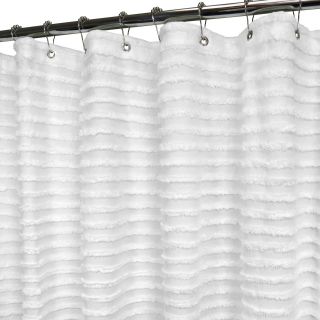Park B Smith Park B. Smith Retro Stripe Shower Curtain, White