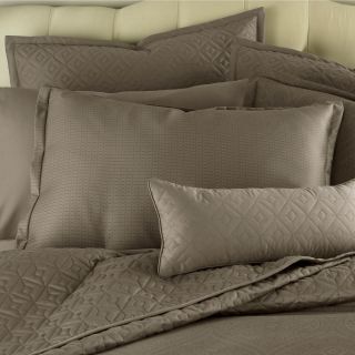 ROYAL VELVET 400tc WrinkleGuard Quilted Pillow Sham, Linen
