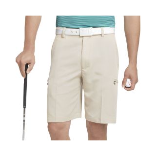 Izod Golf Solid Cargo Shorts, Stonedust, Mens
