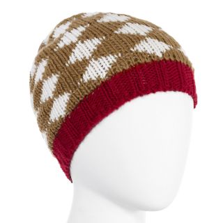 LIZ CLAIBORNE Stitched Beanie, Red, Womens