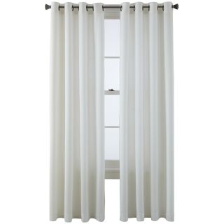 Studio Arista Grommet Top Curtain Panel, White