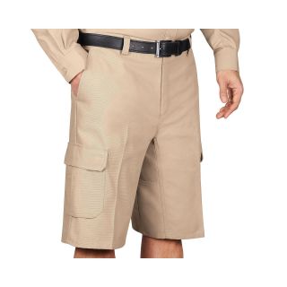 Wrangler Workwear Canvas Cargo Shorts, Khaki, Mens