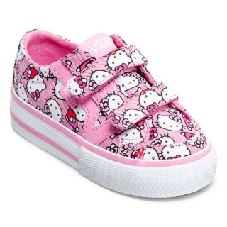 Vans Tory Toddler Girls Skate Shoes, White/Pink, Girls