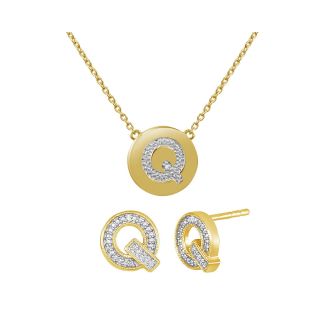 ONLINE ONLY   Diamond Addiction Diamond Accent Q Pendant & Earrings Set,