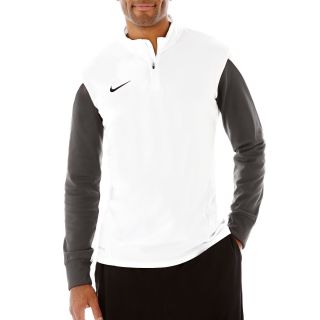 Nike Squad Long Sleeve Midlayer Top, White, Mens