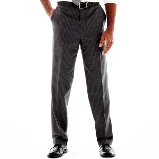Stafford Gray Pinstripe Suit Pants, Grey, Mens