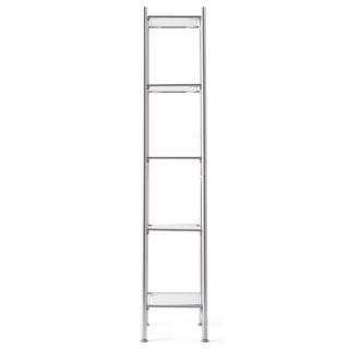 Camille 5 Shelf Bathroom Tower, Satin Nickel