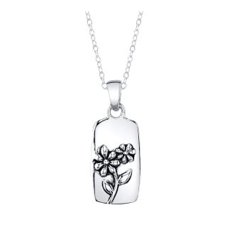 Bridge Jewelry Footnotes Sterling Silver Daughter Tag Pendant