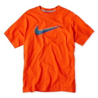 Nike Swoosh Tee   Boys 8 20, Orange, Boys