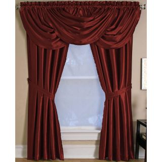 Versailles Rod Pocket Curtain Panel, Ivory