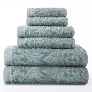 ROYAL VELVET Sculpted Bath Towels, Blue