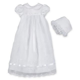 Keepsake Christening Dress   Girls newborn 12m, White, White