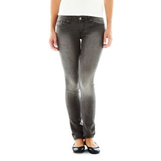 Levi s 524 Skinny Jeans, Grey, Womens