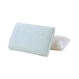 Authentic Comfort Gel Memory Foam Pillow 2 Pack, Blue