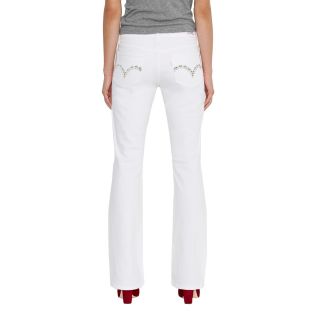 Levis 518 Bootcut Jeans, White, Womens