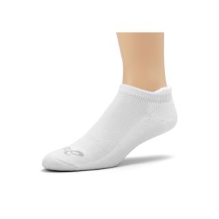 Asics 3 pk. Low Cut Socks Big and Tall, White, Mens