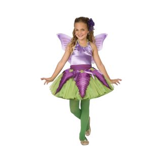 Purple Flower Fairy Child Costume, Girls