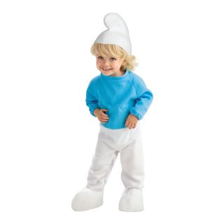 The Smurfs Infant/Toddler Costume, Blue/White, Boys