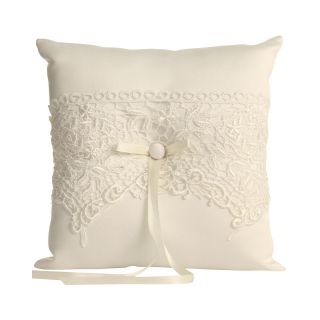IVY LANE DESIGN Ivy Lane Design Vintage Lace Ring Bearer Pillow, Ivory