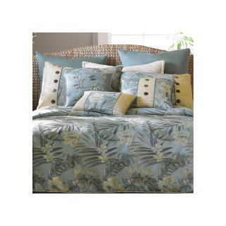 Paradise Island 16 Square Decorative Pillow, Blue