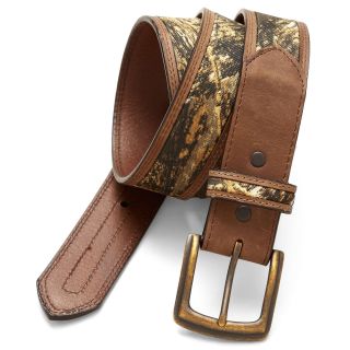 John Deere Camouflage Strap Leather Belt, Mens