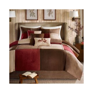 Madison Park Maddox 7 pc. Comforter Set, Red