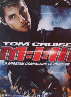 Mission Impossible 3   Advance (French   Petit) Movie Poster