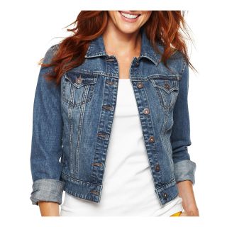 Denim Jacket, Medium Wash, Womens