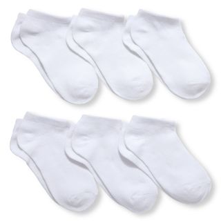 Maidenform 6 pk. White No Show Socks   Girls, Girls