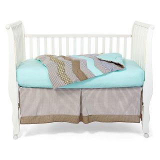 Trend Lab Cocoa Mint 3 pc. Baby Bedding, Brown