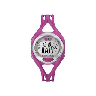 Timex Ironman Triathlon Womens Pink Digital Sport Watch, White