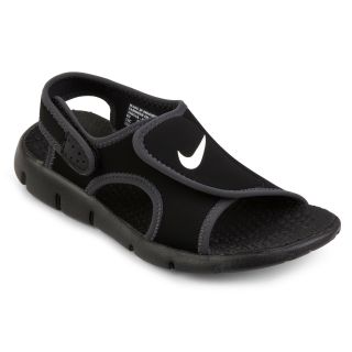 Nike Sunray Adjustable Preschool Boys Sandals, Black, Boys