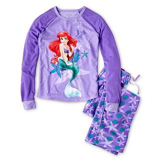 Disney Ariel 2 pc. Pajamas   Girls 2 10, Purple, Girls