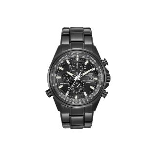 Citizen Eco Drive Mens Ion Plated Chronograph Atomic Time Watch AT8025 51E