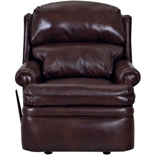 Sylvan Leather Recliner, Durango Burgundy (Brown)